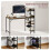 Vida Designs (Dark Brown) Brooklyn 3 Shelf Computer Desk Home Study Office 5