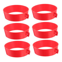 6pcs Traffic Cone Connectors Kit for Easy Attachment, Durable Safety Cone Connectors for Parking Barriers and Construction Sites