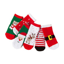 18 Pairs Christmas socks for 4-6 years old winter cotton tube socks