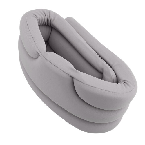 Collier cervical, nylon, respirant, gris 74 g