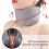 Collier cervical, nylon, respirant, gris 74 g 6