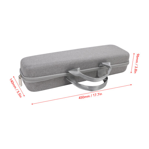 HT01 Custodia per piastra per capelli 450x140x96mm Grigio 1
