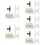 5 Sets Household Oxygen Diffuser Air Bubbler Aquarium 10