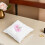 3pcs 20*20cm Wedding Ring Pillow Pearl Flower Decor 6