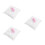 3pcs 20*20cm Wedding Ring Pillow Pearl Flower Decor 9