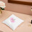 3pcs 20*20cm Wedding Ring Pillow Pearl Flower Decor 7