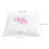 3pcs 20*20cm Wedding Ring Pillow Pearl Flower Decor 3