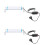 2 Pcs Aquarium LED Light Fish Tank Color Change 5