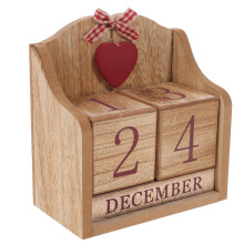 Wooden Desktop Calendar Decoration