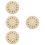4pcs 6.8inch Wall Clock Dial Roman Numerals Round Replacement 9
