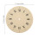 4pcs 6.8inch Wall Clock Dial Roman Numerals Round Replacement 11