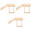 3 Sets Wear-Resistant Hamster Swing Chinchilla Cage Platform 3