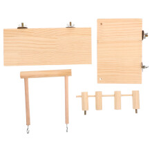 3 Sets Wear-Resistant Hamster Swing Chinchilla Cage Platform