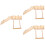 3 Sets Wear-Resistant Hamster Swing Chinchilla Cage Platform 6