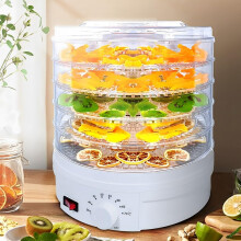 5 Layer Food Dehydrator Machine with Adjustable 35-70C Temperature for Drying Fruits, Vegetables, Meat, and Fish Jerky