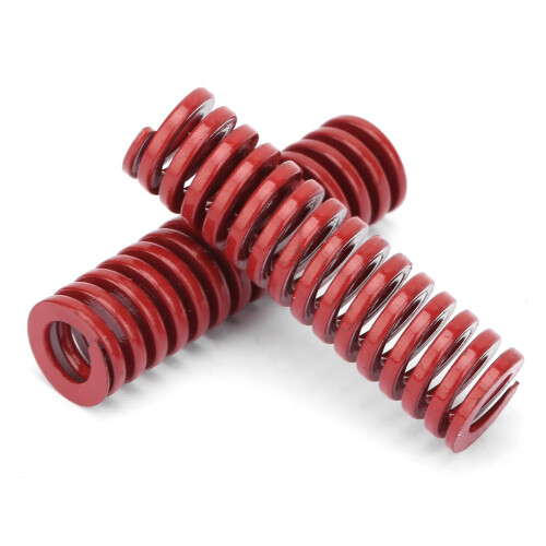 2pcs OD 10mm ID 5mm High Accuracy Steel Red Medium 1