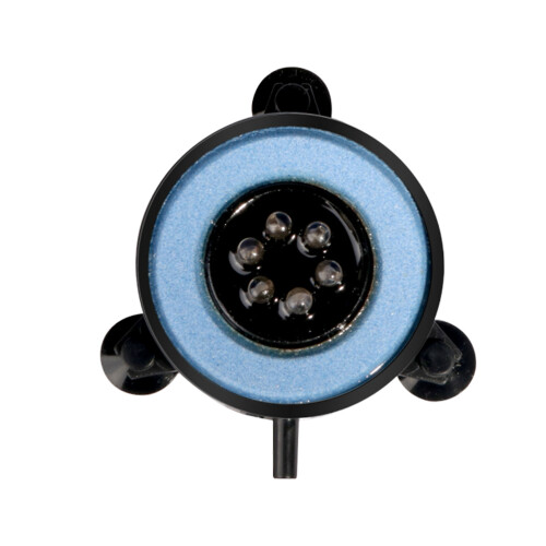2pcs LED Aquarium Diving Light Blue Round Bubble