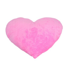 2pcs Love Heart Plush Throw Pillow Toy (Pink)