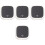 4pcs Digital Aquarium Thermometer Stick On Terrarium Supply 5