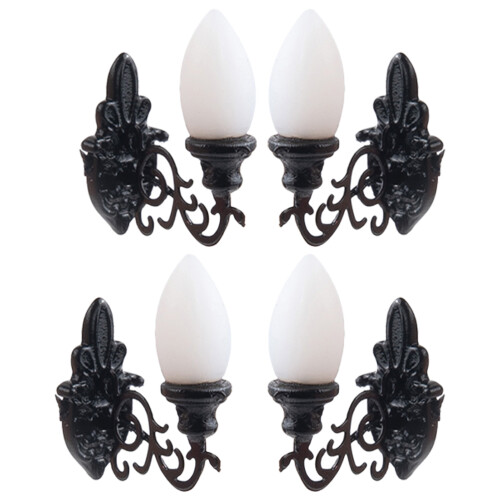 12 Pcs Simulated Wall Lamps Mini Luminous Sand Table DIY Materials 2