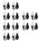 12 Pcs Simulated Wall Lamps Mini Luminous Sand Table DIY Materials 9