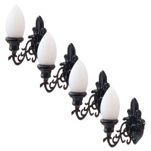 12 Pcs Simulated Wall Lamps Mini Luminous Sand Table DIY Materials 1