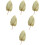 6 Pcs Natural Dried Cattail Leaf Palm Decor 9