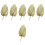 6 Pcs Natural Dried Cattail Leaf Palm Decor 5