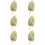 6 Pcs Natural Dried Cattail Leaf Palm Decor 8