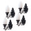 12 Pcs Simulated Wall Lamps Mini Luminous Sand Table DIY Materials 1