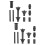 18 Pcs/set Fountain Spray Head Nozzle for Pump 7