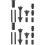 18 Pcs/set Fountain Spray Head Nozzle for Pump 5