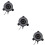 3pcs 12 LEDs Aquarium Light Submersible Underwater Lamp 9