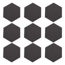 36 Pcs Self-Adhesive Felt Hexagon Message Board Wall Memo