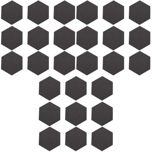 36 Pcs Self-Adhesive Felt Hexagon Message Board Wall Memo 2