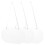 3 Pcs Transparent Acrylic Hanging Signs for Message Tags 9
