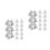 100 Pcs Wedding Candy Boxes Party Favor Containers 6