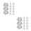100 Pcs Wedding Candy Boxes Party Favor Containers 10