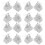 100 Pcs Wedding Candy Boxes Party Favor Containers 2