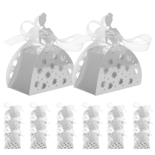 100 Pcs Wedding Candy Boxes Party Favor Containers 2