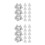 100 Pcs Wedding Candy Boxes Party Favor Containers 4
