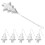 18 Pcs Stainless Steel Tea Infuser Strainer Brewing Gadget 1