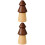 2pcs Pine Wood Toothpick Holder Tree Shape Case 5