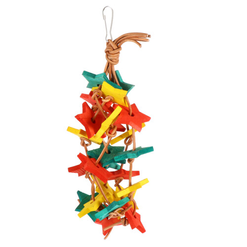 2 Pcs Bird Chewing Toy Cage Hanging Biting Pendant