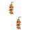 2 Pcs Bird Chewing Toy Cage Hanging Biting Pendant 7