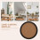 Round Wooden Photo Frame Wall Hanging for Home Office Vintage 3
