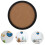 Round Wooden Photo Frame Wall Hanging for Home Office Vintage 8