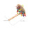 2pcs Parrot Perch Stand with Toy for Bird Cage 10