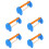 5pcs Bird Perch Parrot Training Stand Cage Grinding Perch 8