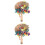 2pcs Parrot Perch Stand with Toy for Bird Cage 7